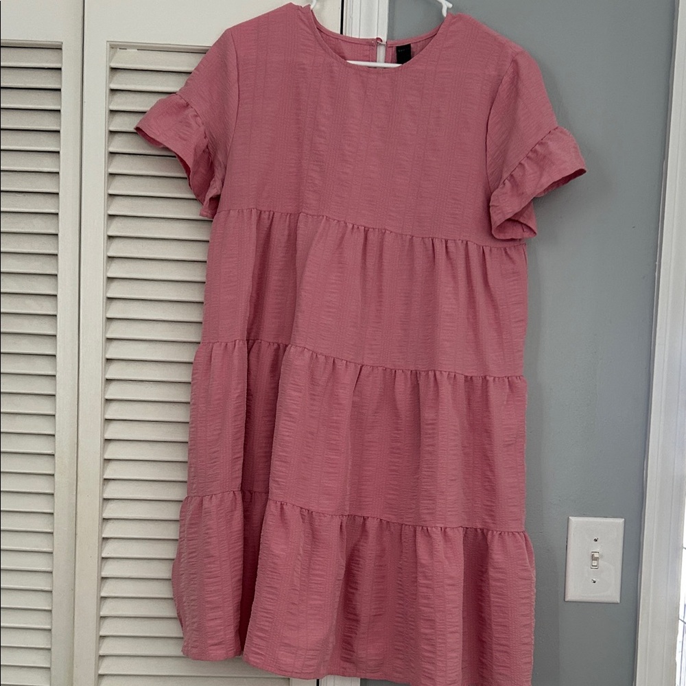 Pink Ruffle Dress